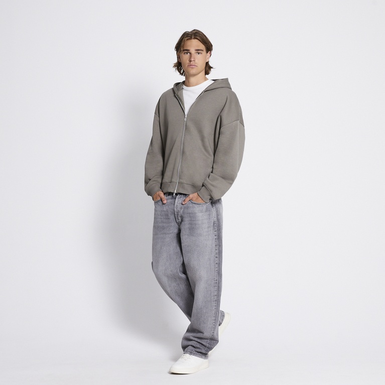 Zip hoodie "Above" Green